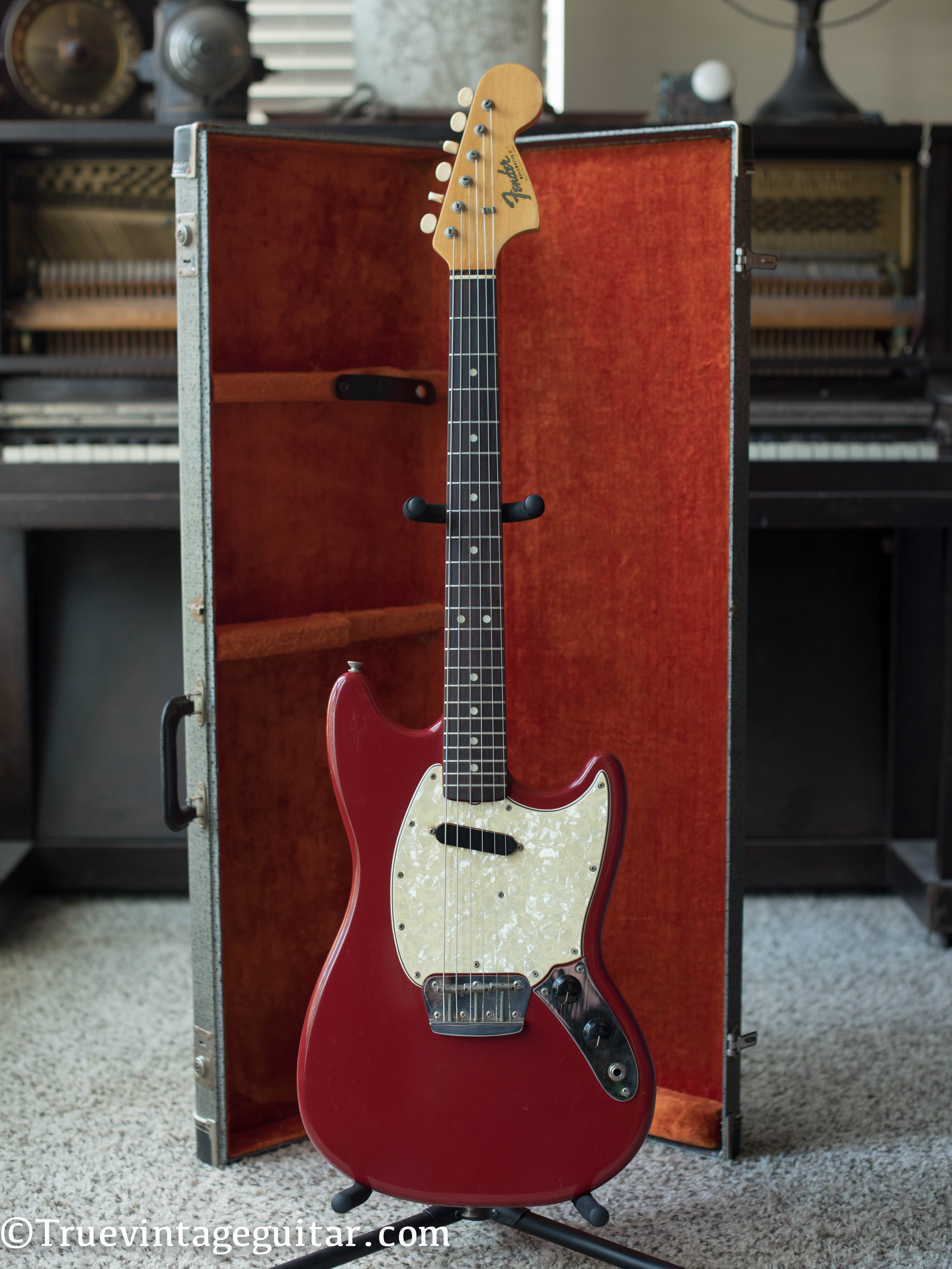 Vintage Fender electric guitar Musicmaster Red 1960s