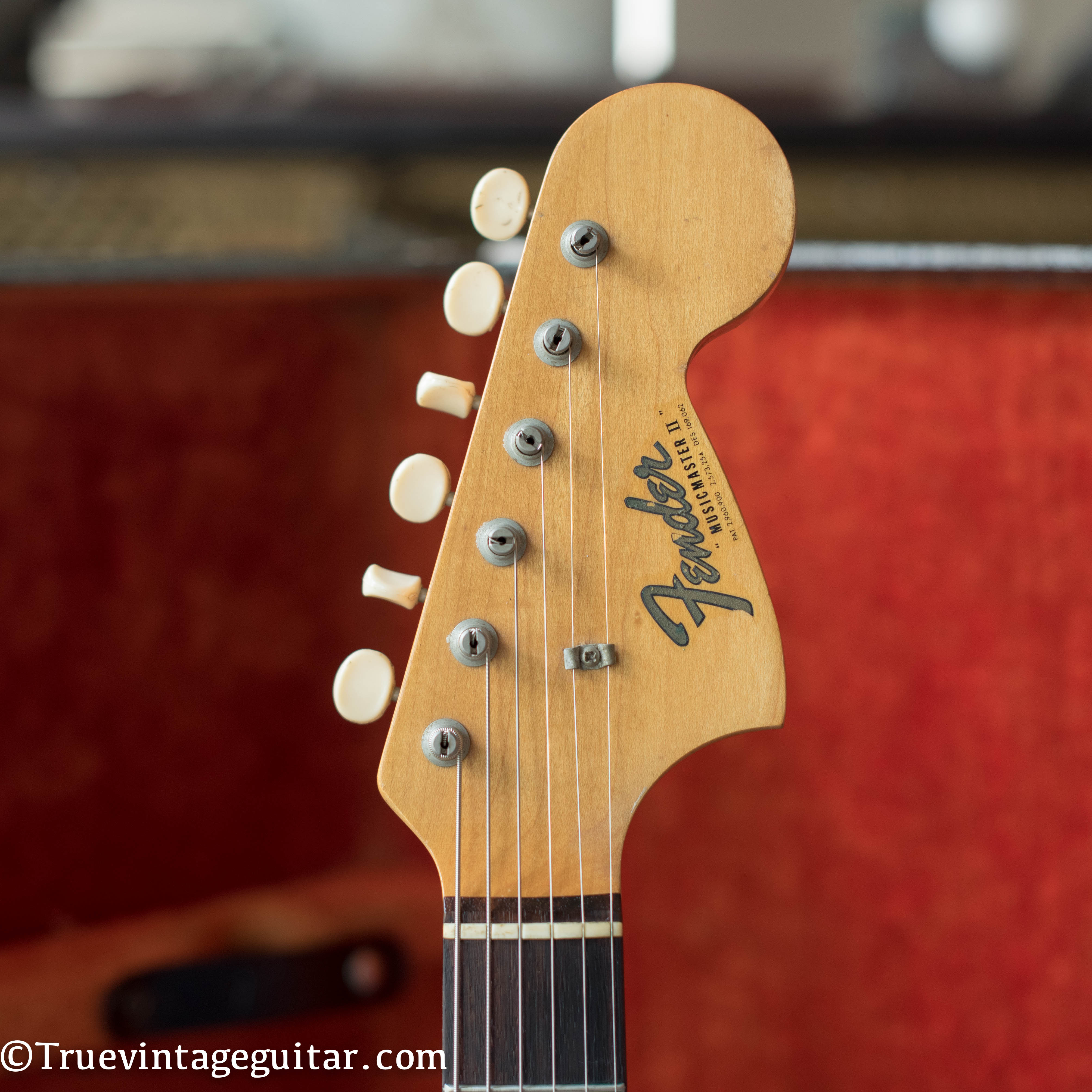 Fender Musicmaster II headstock vintage 1967