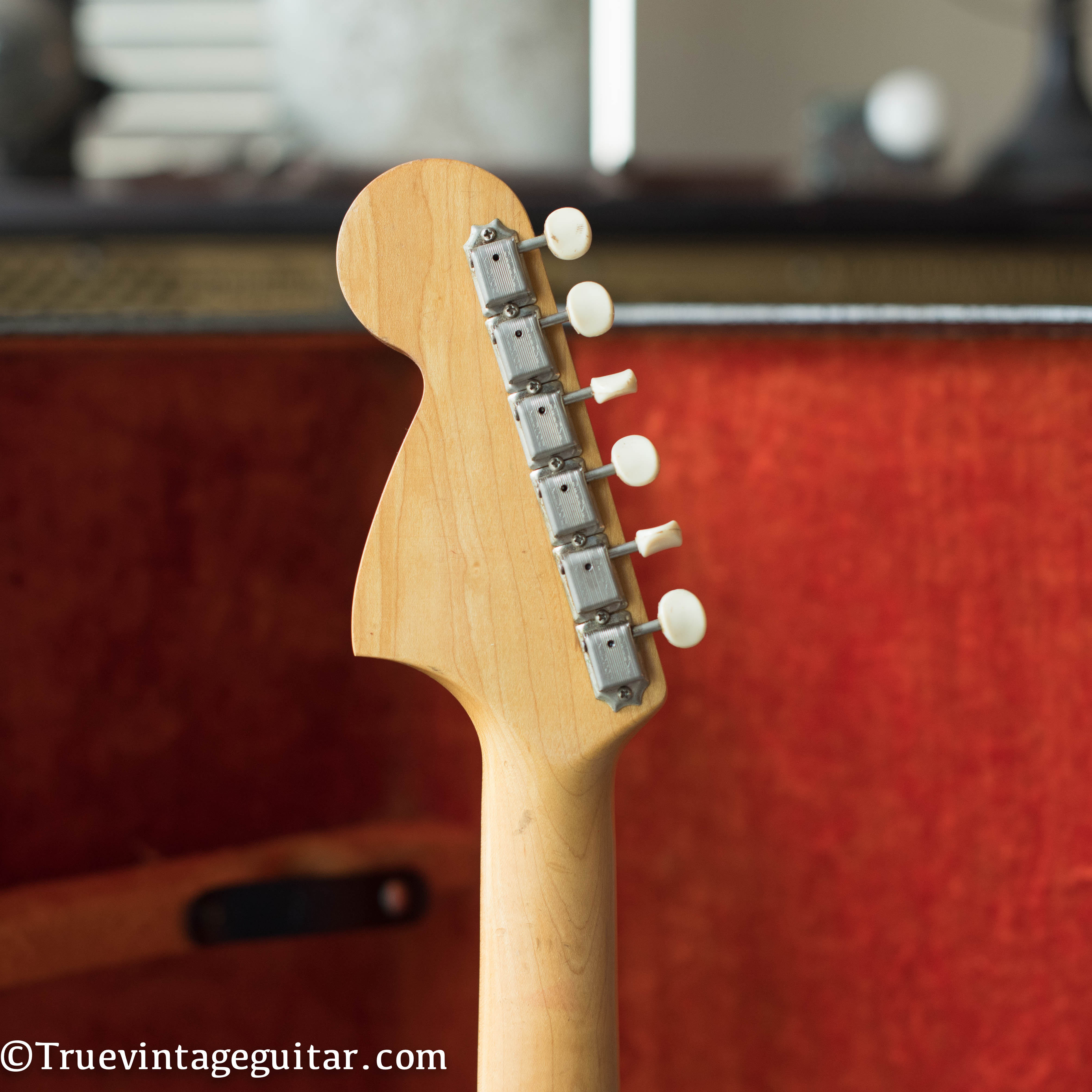 Fender Musicmaster II double line Kluson tuners 1966