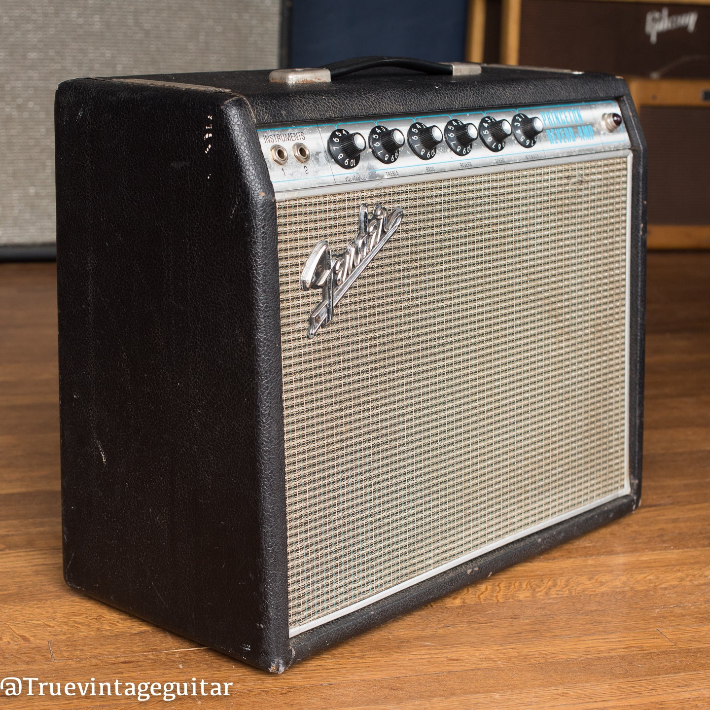 1968 Fender Princeton Reverb Amp drip edge black line