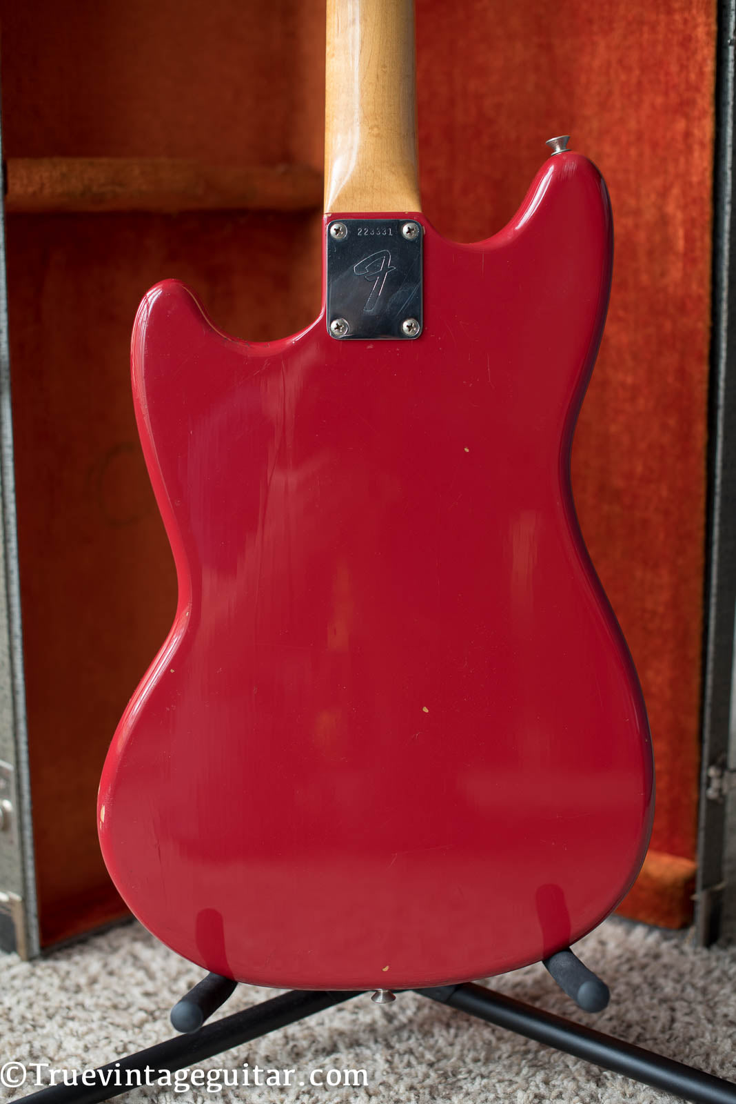 Fender Mustang guitar red 1968