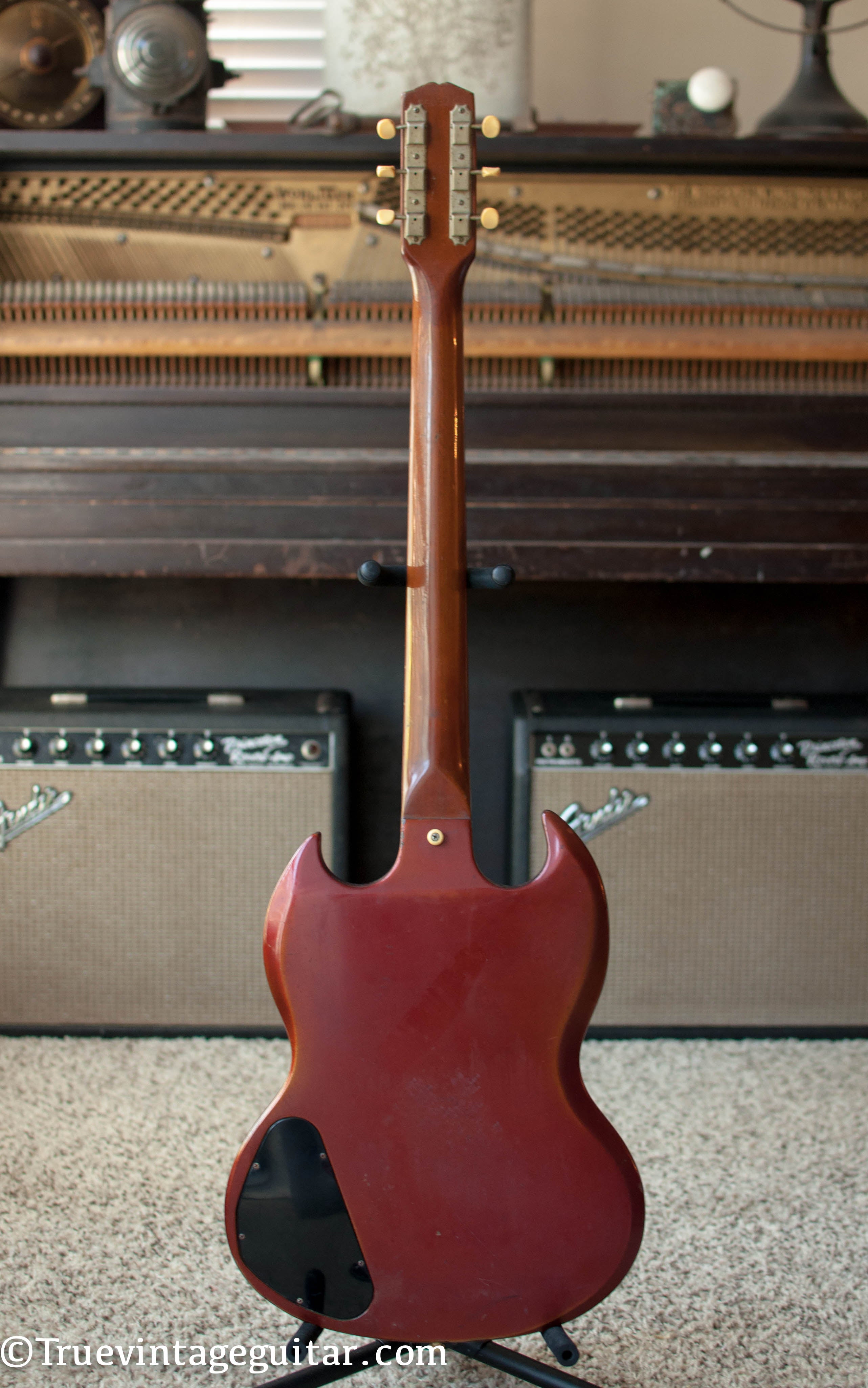 1968 Gibson Melody Maker D Sparkling Burgundy guitar
