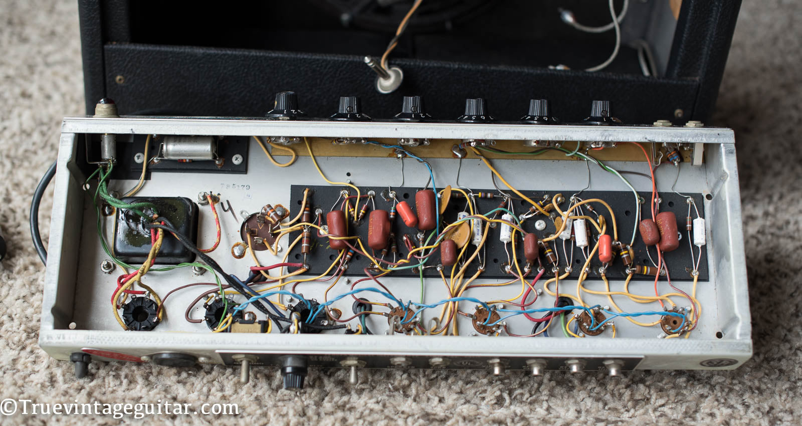 Circuit, chassis, 1969 Fender Princeton Reverb