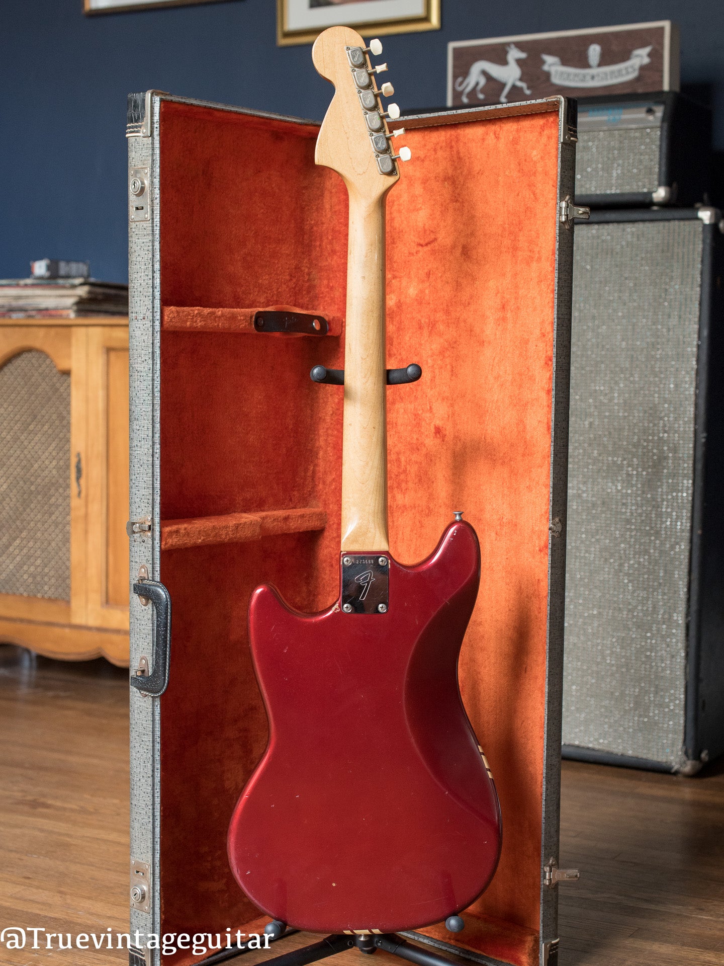Vintage Fender electric guitar red 1969