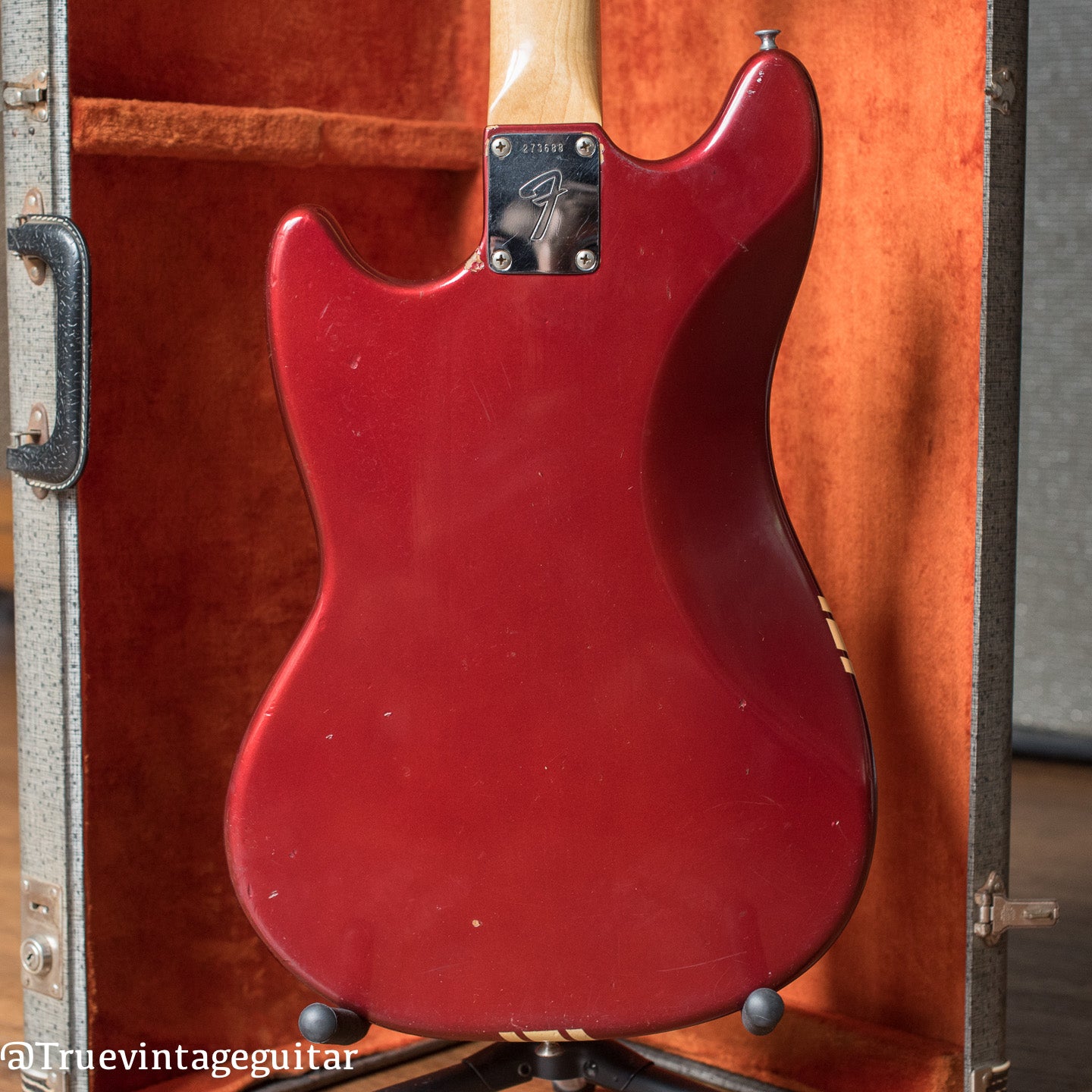 Vintage Fender Mustang red electric guitar 1969