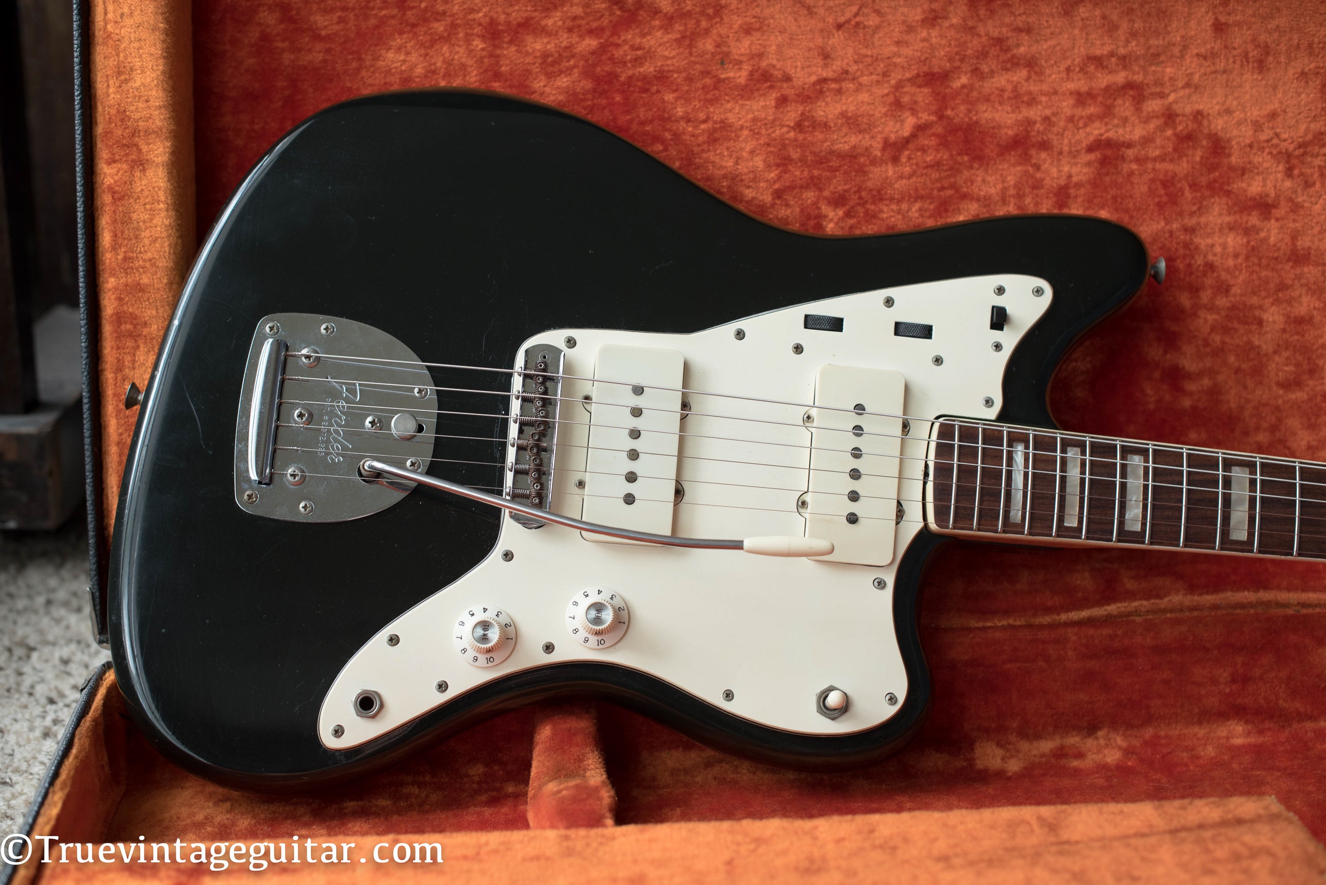 Vintage Fender Jazzmaster Black guitar