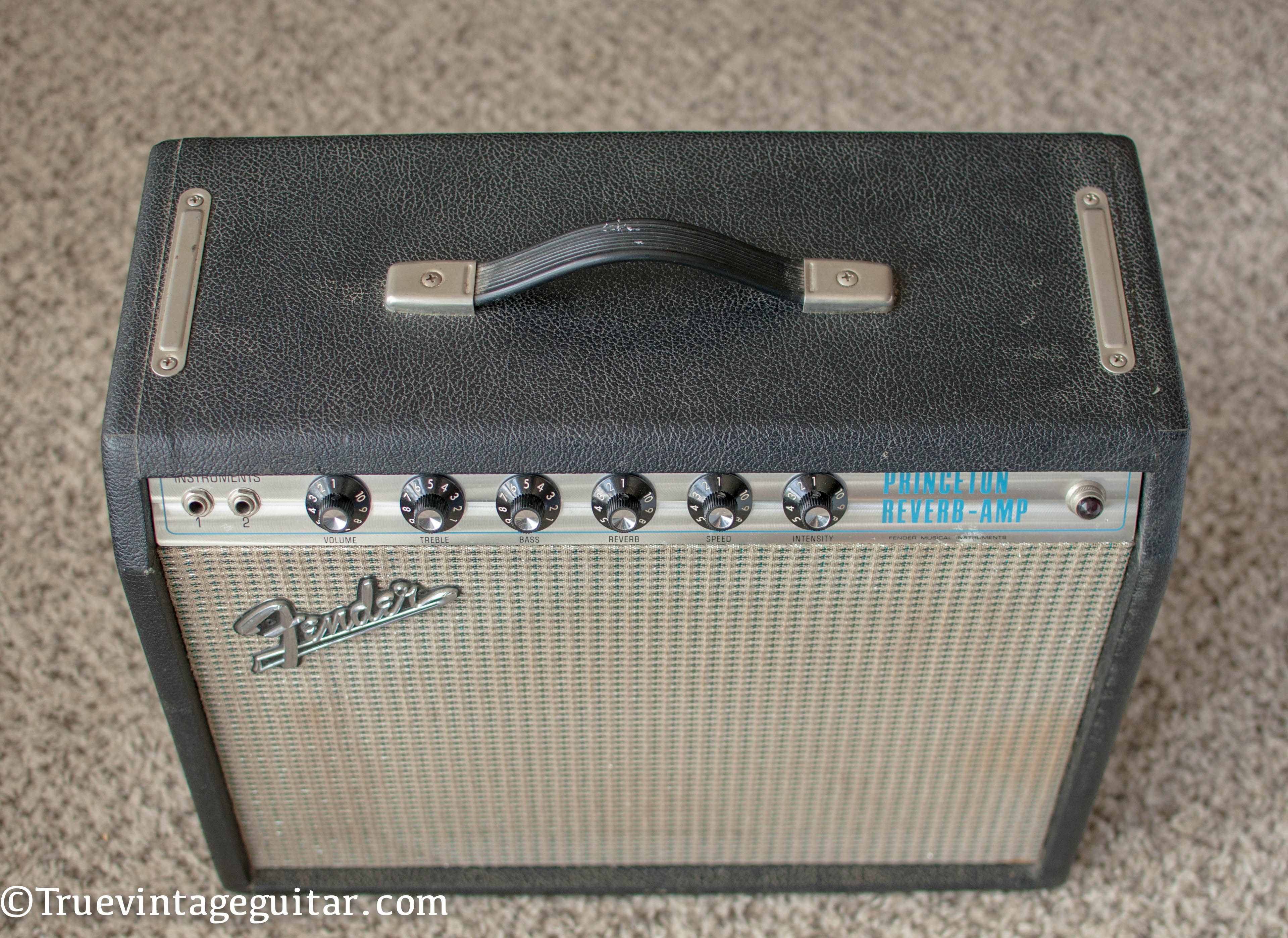 Vintage Fender guitar amp Princeton Reverb 1970s