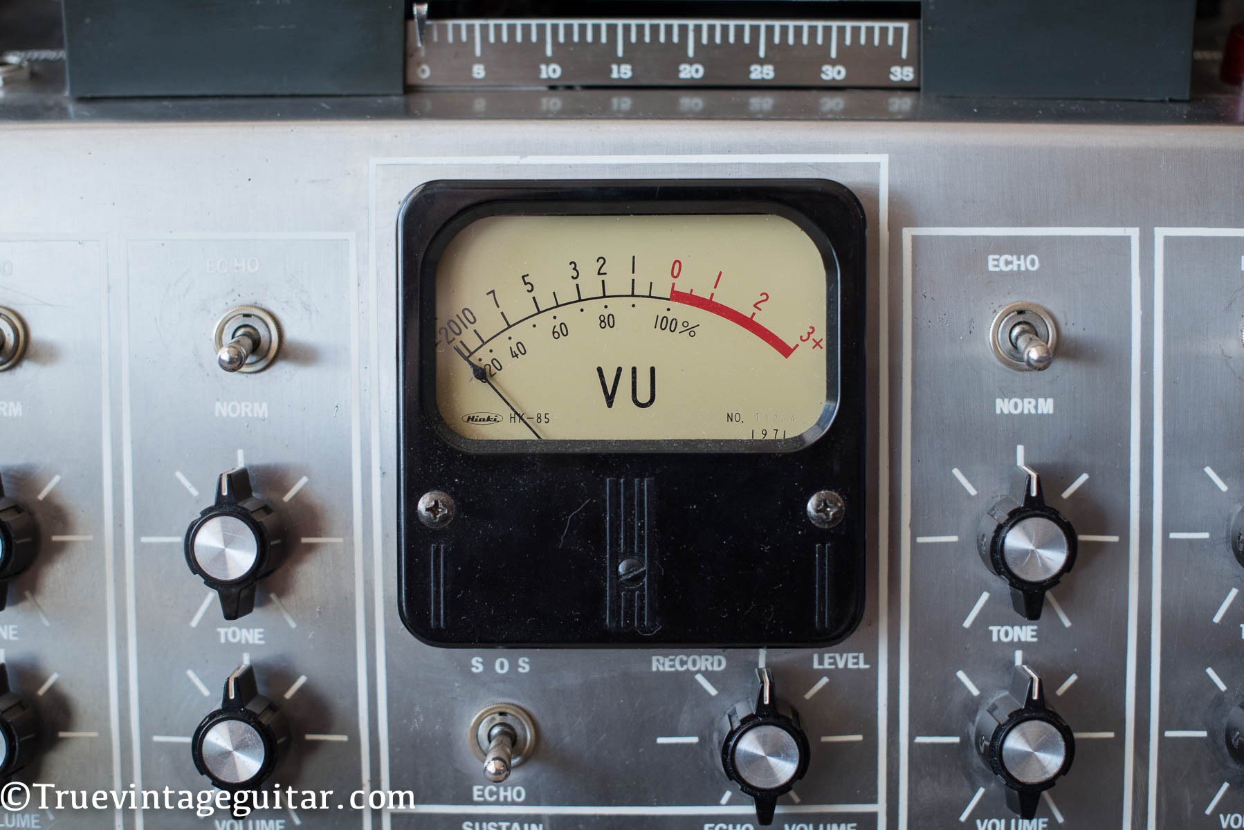 VU Meter vintage Echoplex Groupmaster