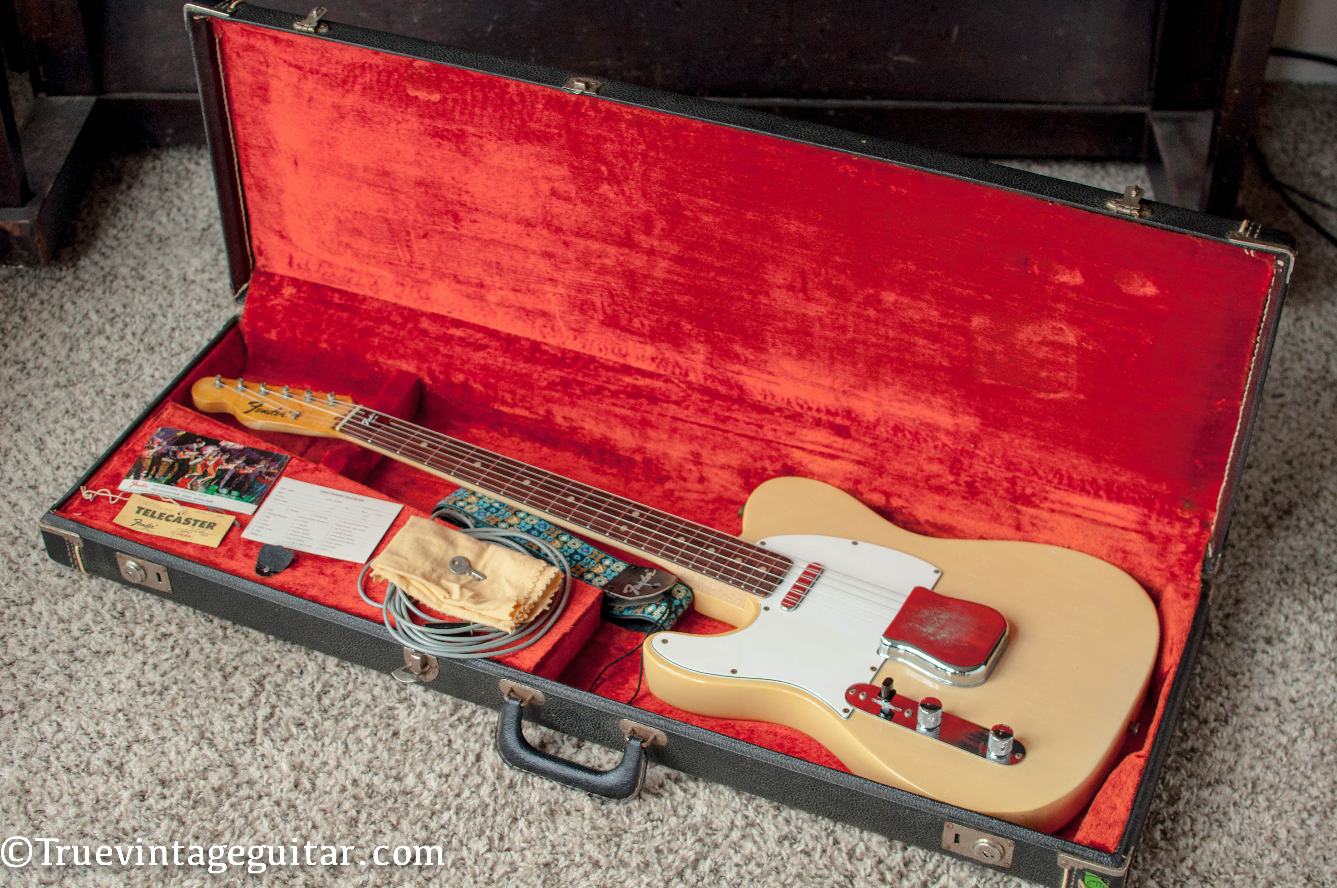 vintage 1972 Fender Telecaster lefty left handed guitar