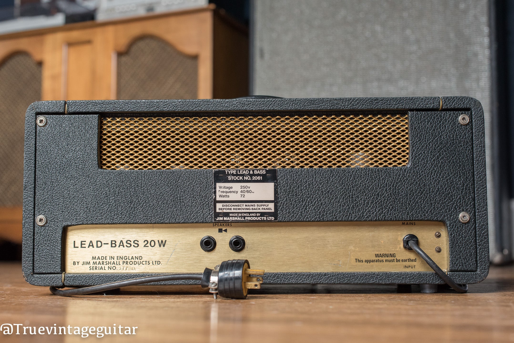  1972 Marshall Lead-Bass 20 watt guitar amplifier