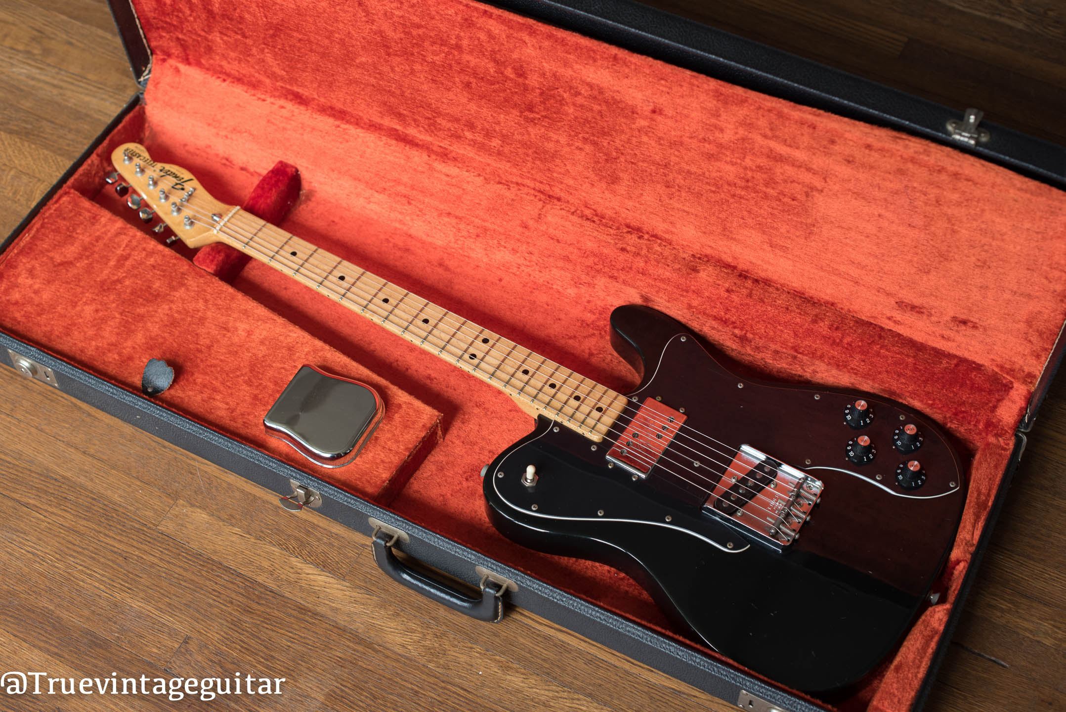 Fender Telecaster Custom Black vintage 1974 electric guitar
