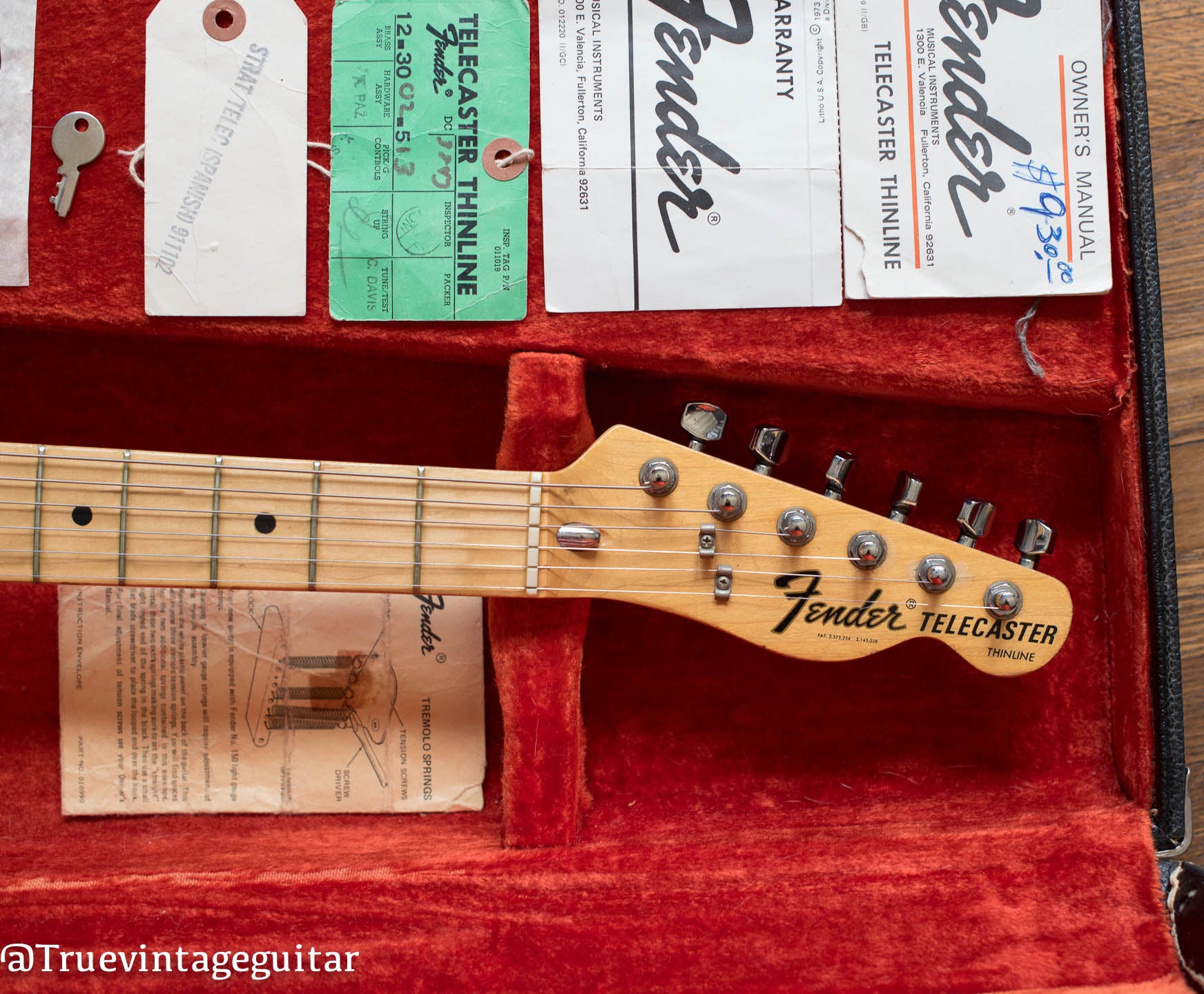Vintage Fender Telecaster Thinline 1974