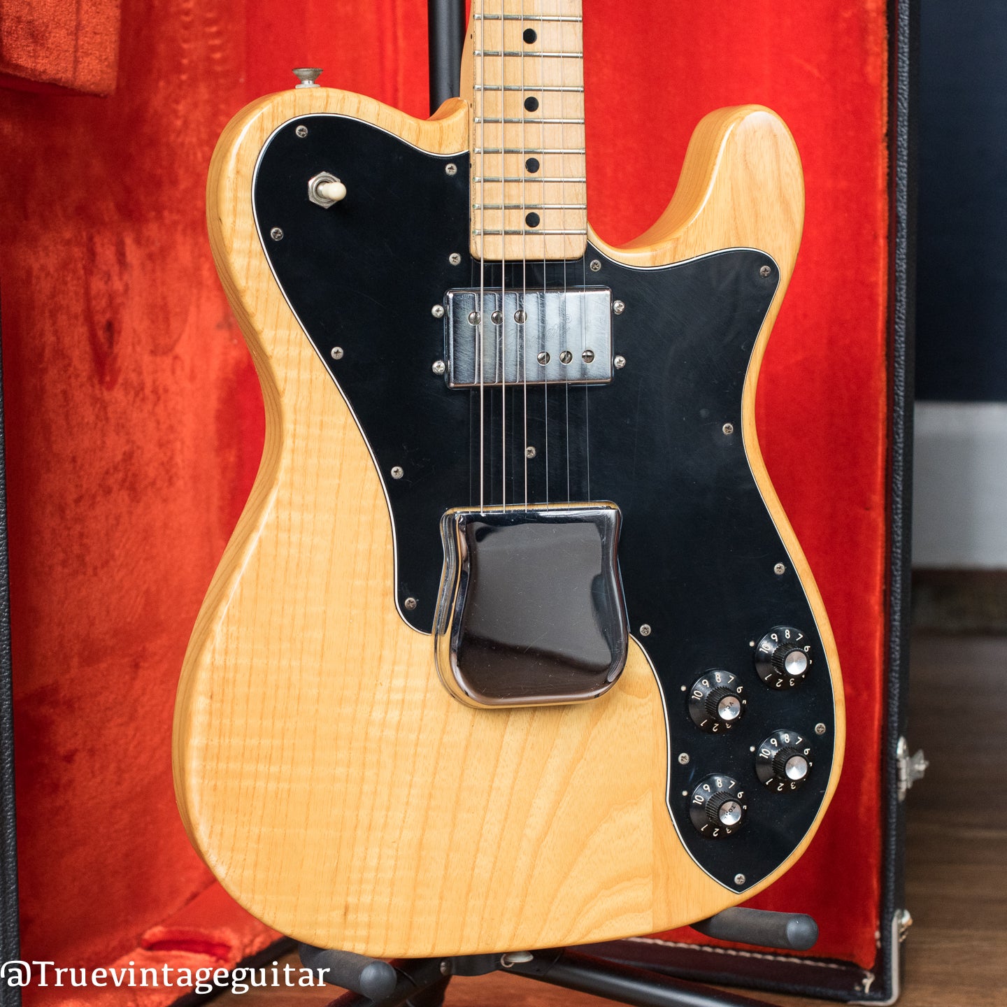 1975 Fender Telecaster Custom Natural body with bridge cover