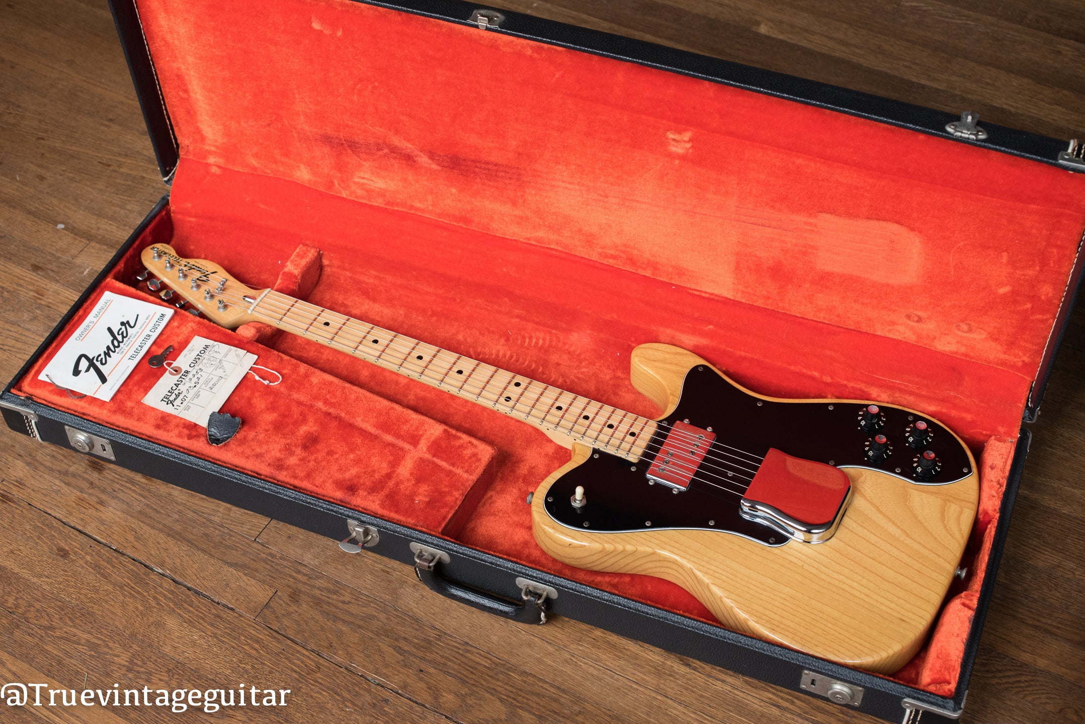 1975 Fender Telecaster Custom Natural with tags