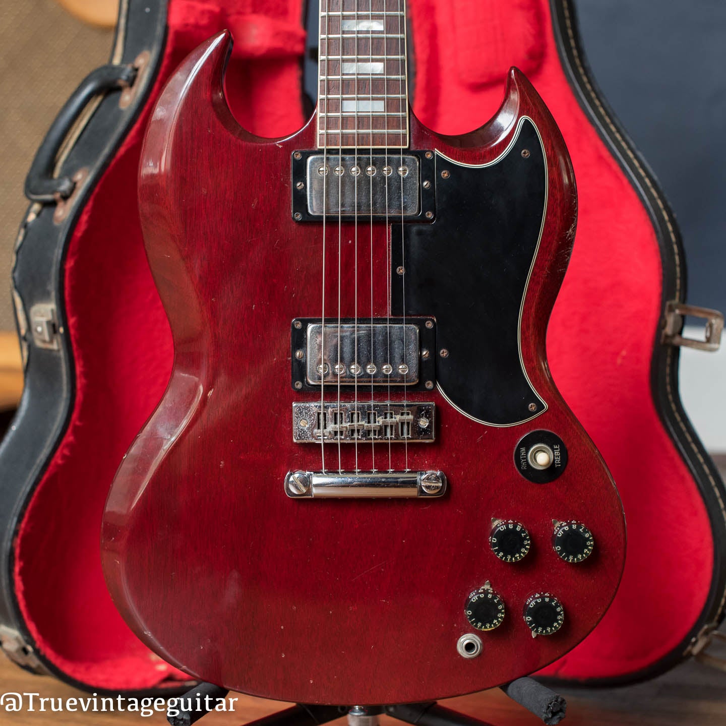 Gibson SG Standard electric guitar vintage 1970s Cherry Red