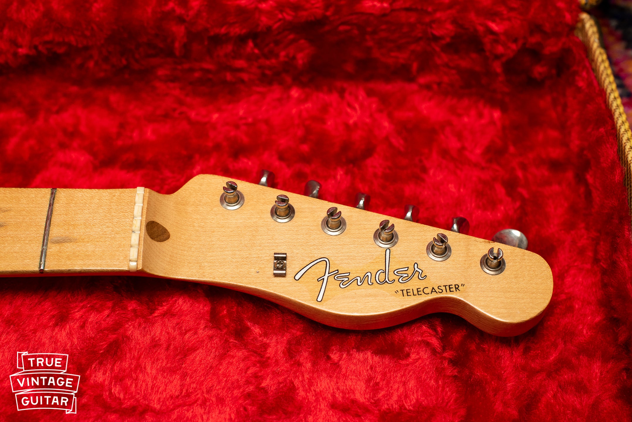 1957 Fender Telecaster Blond headstock, string tree, Fender logo