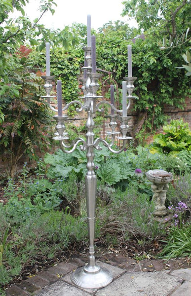 Enormous Floor Standing 9 Arm Candelabra