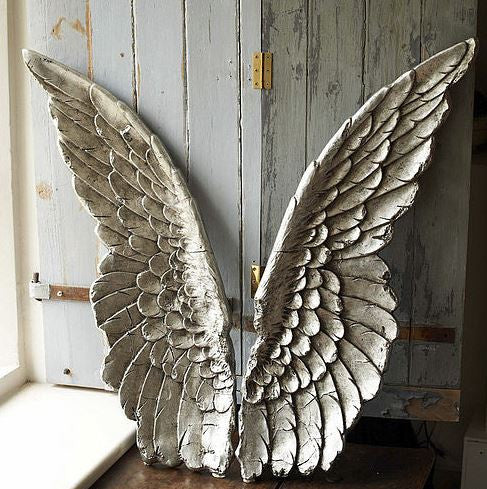 Large Decorative Angel Wings - Silver or Gold