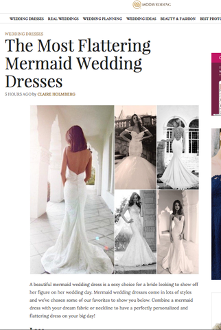 Most Flattering Mermaid Wedding Dresses 2016