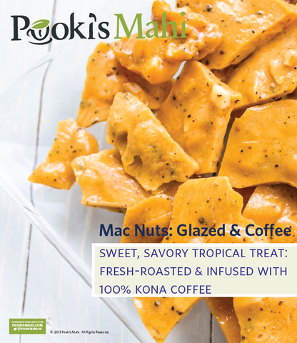 Pooki's Mahi Glazed, Brittle, Cocoa Macadamia Nut Collection