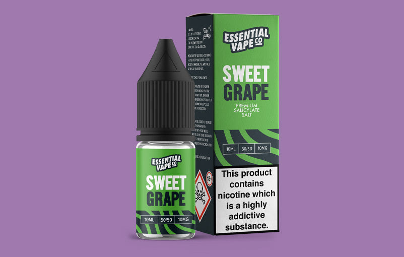 Essential Vape Co Sweet Grape 10 ml Salt Nicotine e-liquid