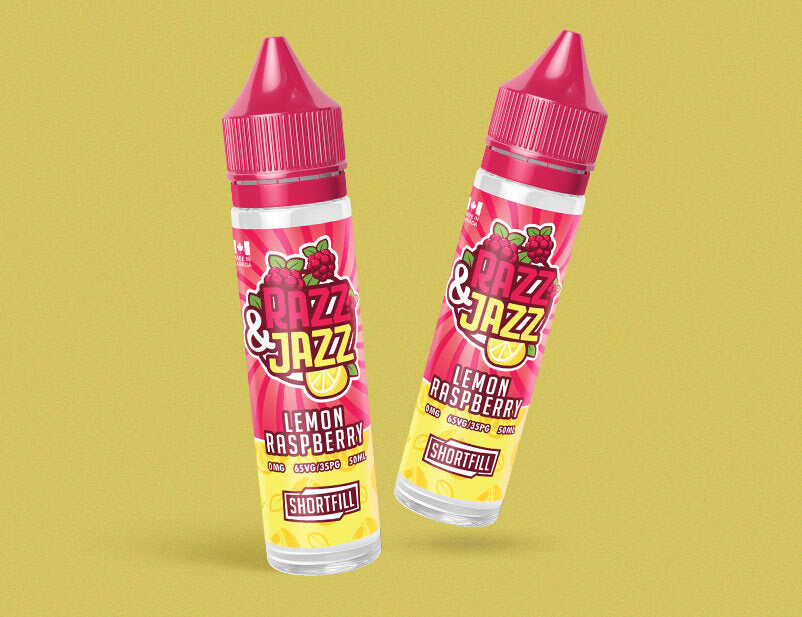 Razz & Jazz – Lemon Raspberry 50ml Short Fill E-Liquid