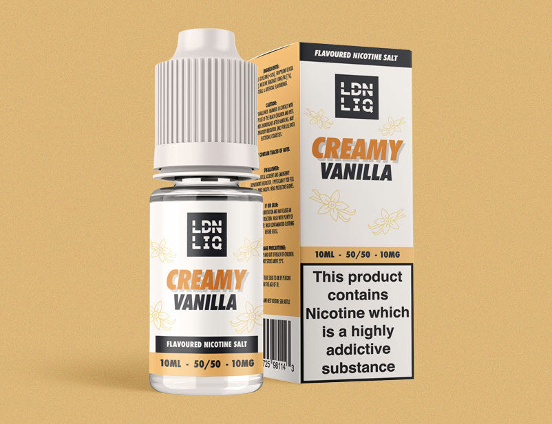 LDN LIQ Nic Salts Creamy Vanilla 10ml E-Liquid