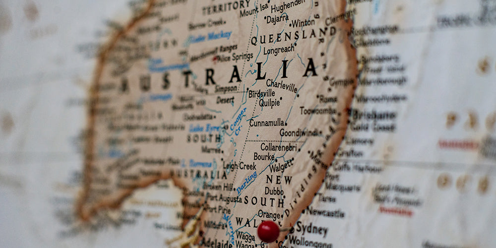 Map of Australia - Australia Vaping Blog