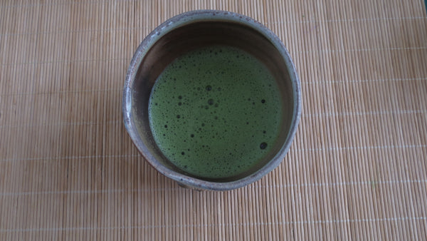 Bowl of matcha ready for your pleasure!