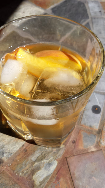 Photo of glass with Iced Green Tea