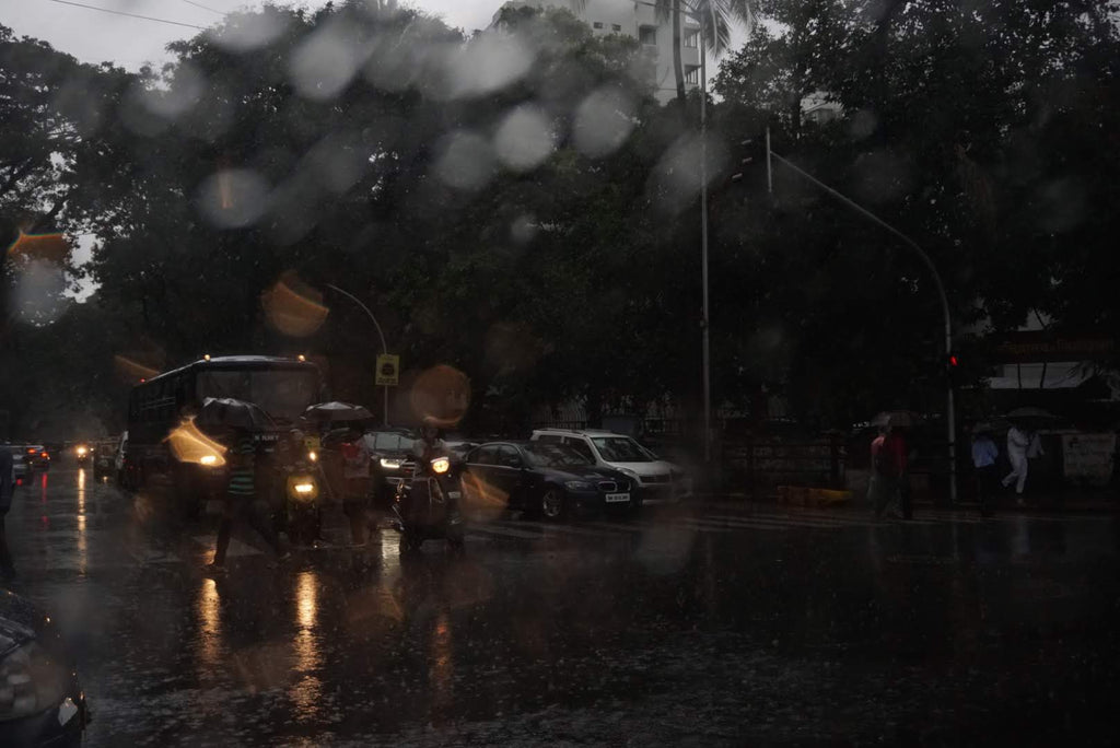 A street in Mumbai during monsoons