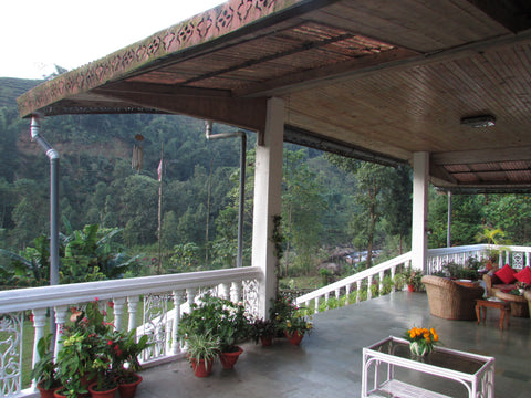 A view from the General Manager's bungalow. You can get a glimpse River Balason in the front.