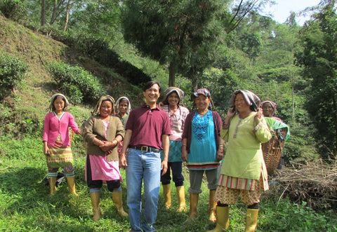  Flashing our Darjeeling smiles.