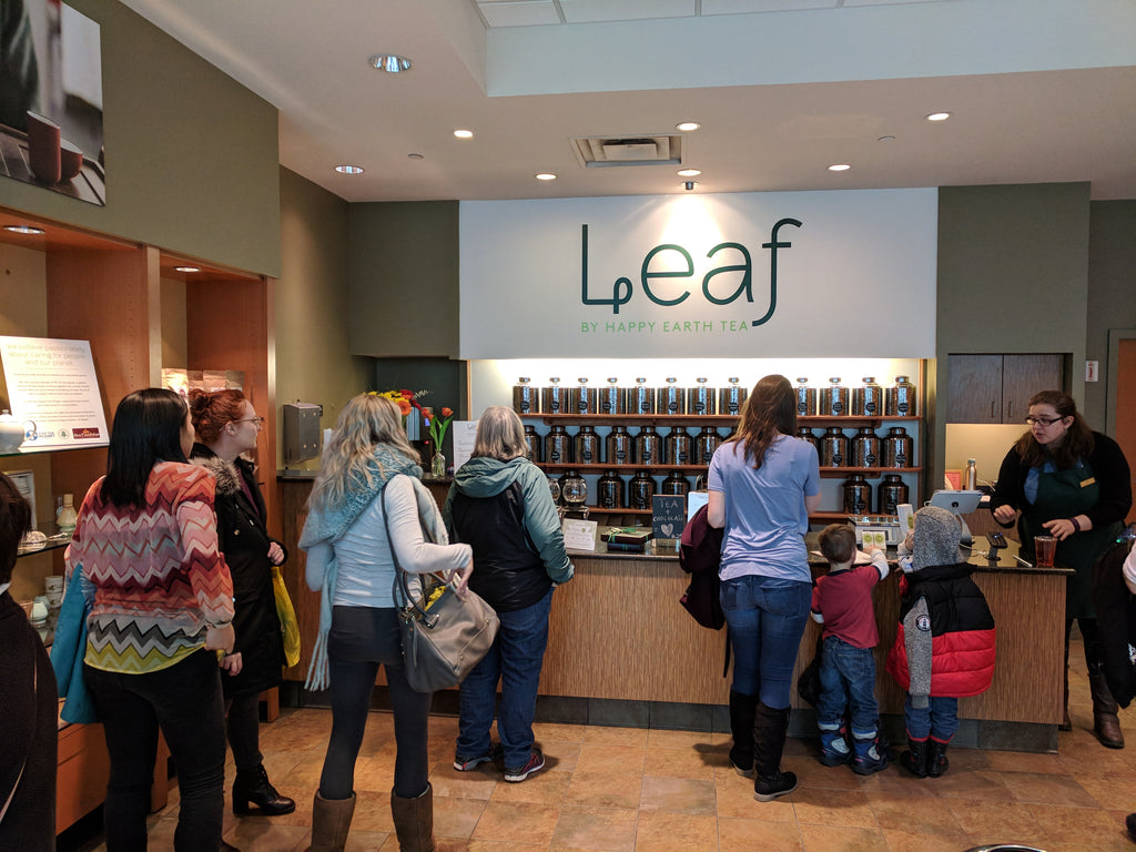 Grand Opening Leaf By Happy Earth Tea, Eastview Mall, Victor, NY