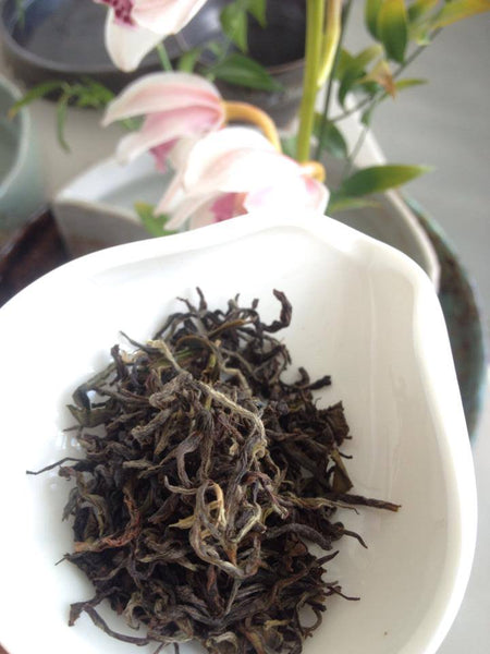 Photo of Darjeeling tea leaves