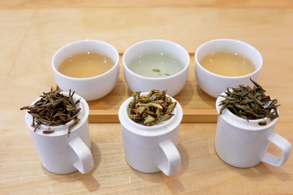 White Tea Flight. Leaf Tea Bar