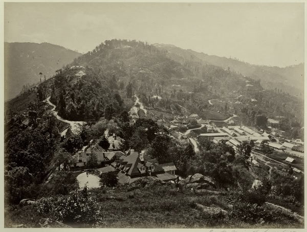 Darjeeling town in the 1870s.