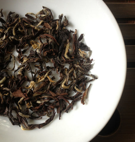 Photo of Darjeeling tea leaves