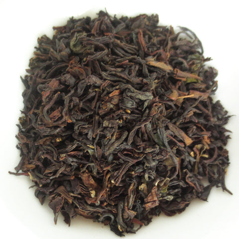 Photo of tea leaves with tips