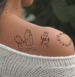 Temporary Tattoo - Set Wedding