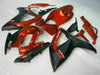 MSB Injection Red Black Fairing Fit for Suzuki 2006 2007 GSXR 600 750 r028