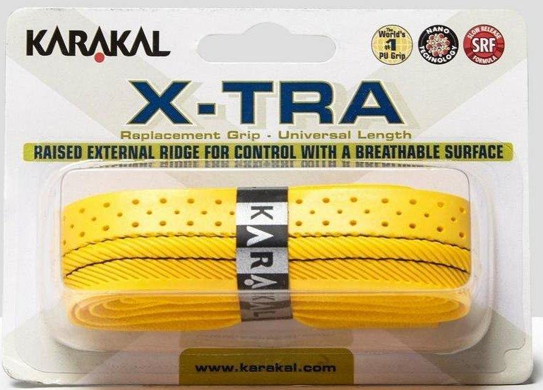 Karakal X-TRA Replacement Grip Squash Grips Yellow Tennis Badminton 