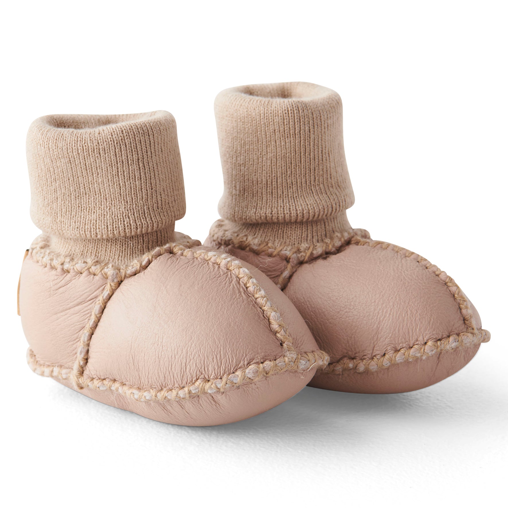 lever analyseren Mens Natural Almond Baby Booties – Kip&Co USA
