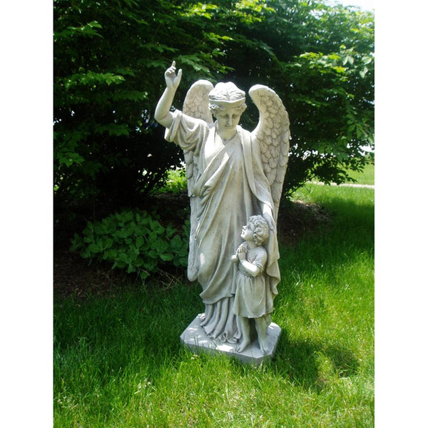 Guardian Angel Childs Prayer Garden Statue Memorial Or Gravesite