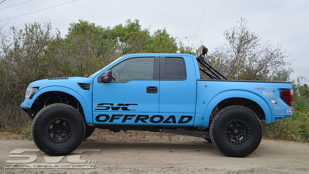 SVC Smurfrunner Gen 1 Raptor luxury pre runner with off road parts