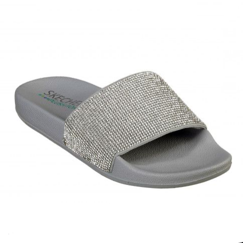 skechers women's pop ups slide sandal