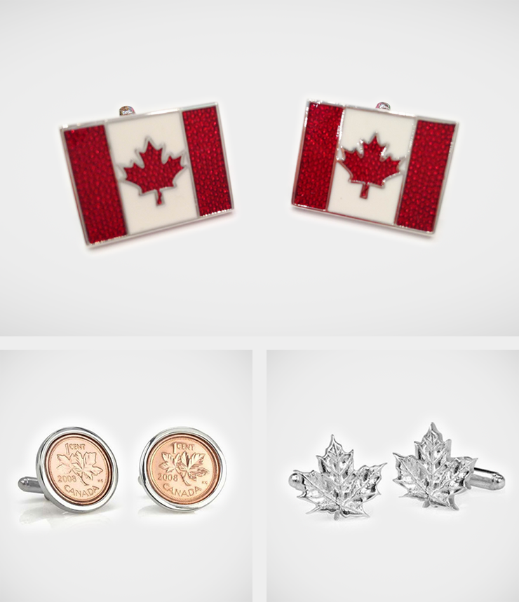 Canada Day Cufflinks by Studio1098