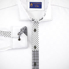 'Elite Platinum Patchwork' Sport Shirt