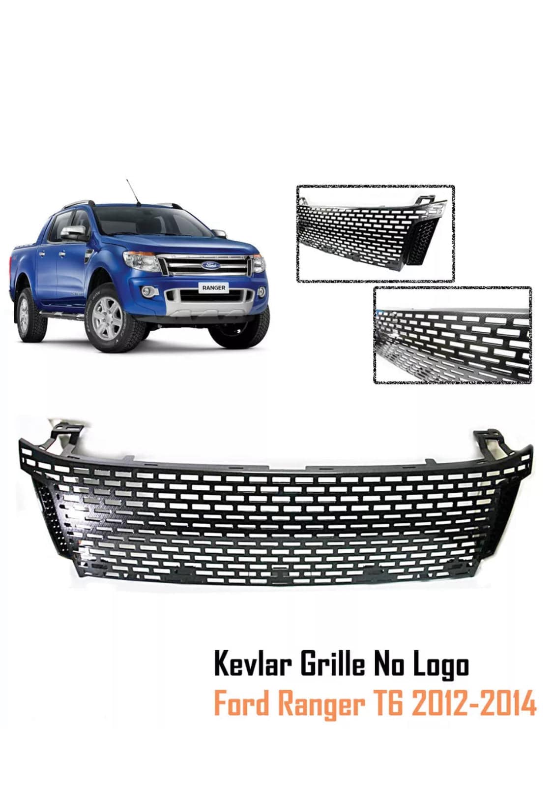 Premium Plus New Grille Grill Compatible with Ford Ranger 2006-2011 