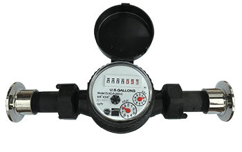 Flow meter for sparge water